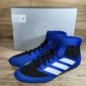 NEW: SZ 11.5-12: Men's Split Sole Wrestling Shoes - Roya /Black/White: FZ5390